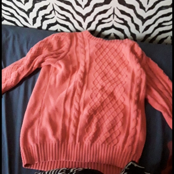 Hot pink nitted sweater - Picture 1 of 2